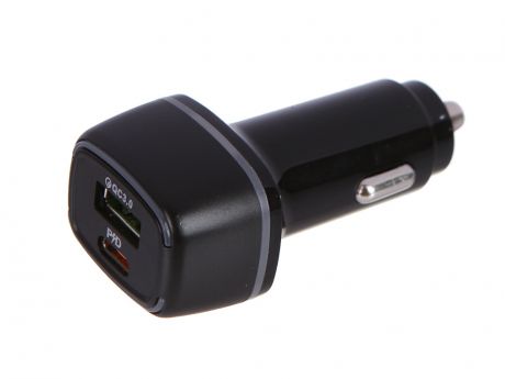Зарядное устройство Red Line PDA-2 Tech USB QC 3.0 18W + Type-C PD 18W 36W Black УТ000027494