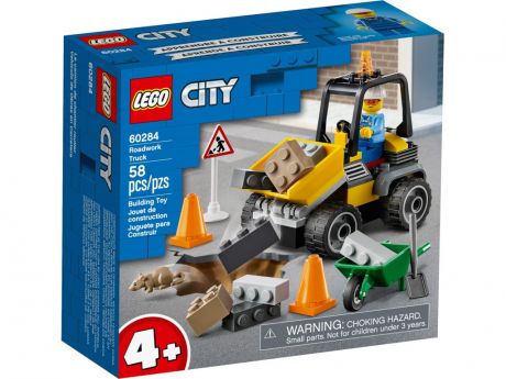 Конструктор Lego City Автомобиль для дорожных работ 58 дет. 60284