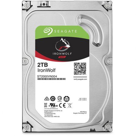 Жесткий диск Seagate IronWolf NAS 2Tb ST2000VN004 Выгодный набор + серт. 200Р!!!