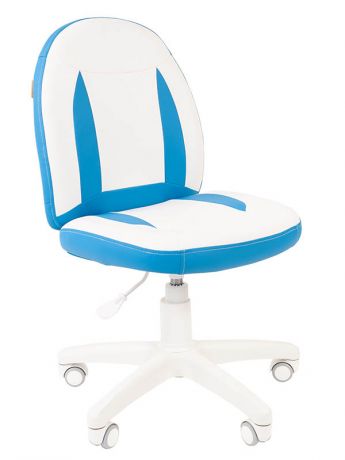 Компьютерное кресло Chairman Kids 122 White-Light Blue 00-07033128