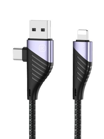 Аксессуар Kuulaa Lightning - USB + Type-C 1.2m KL-X48