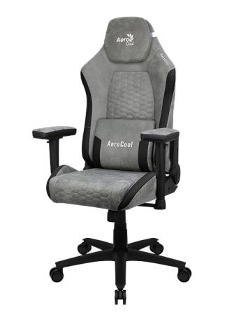 Компьютерное кресло AeroCool Crown Suede Stone Grey Выгодный набор + серт. 200Р!!!
