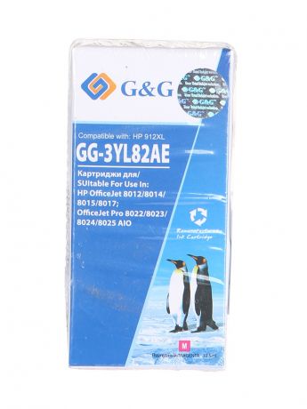 Картридж G&G GG-3YL82AE Magenta для HP OJ 8012/14/15/17/19/22/23/24/25