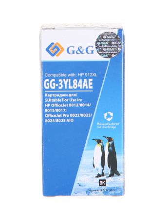 Картридж G&G GG-3YL84AE Black для HP OJ 8012/14/15/17/19/22/23/24/25