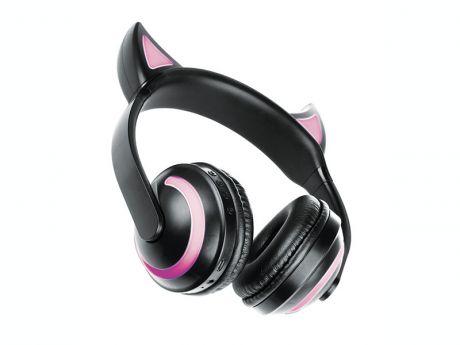 Наушники Qumo Party Cat ВТ 0024 Black 24093 Выгодный набор + серт. 200Р!!!