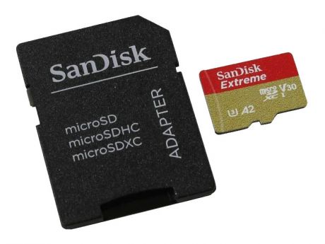 Карта памяти 1Tb - SanDisk MicroSD Extreme Class 10 SDSQXA1-1T00-GN6MA с переходником под SD