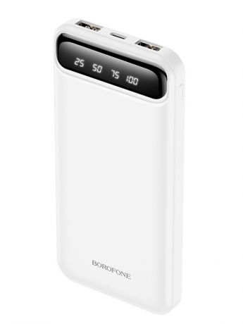 Внешний аккумулятор Borofone Power Bank BJ14 Freeway 10000mAh White