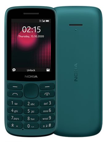 Сотовый телефон Nokia 215 4G (TA-1272) Dual Sim Cyan Выгодный набор + серт. 200Р!!!
