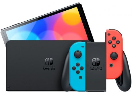 Игровая приставка Nintendo Switch Oled Neon Red-Blue