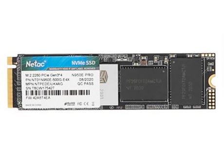 Твердотельный накопитель Netac N950E Pro 500Gb NT01N950E-500G-E4X