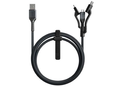 Аксессуар Nomad Lightning/USB-C/Micro-USB 1.5m Black NM01012B00