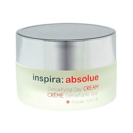 Inspira Cosmetics absolue Detoxifying Day Cream Regular Детоксицирующий легкий дневной крем для лица, шеи и области декольте, 50 мл