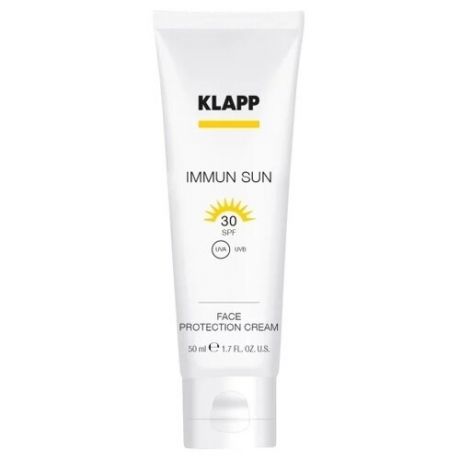 Klapp крем Immun Sun Face Protection, SPF 30, 50 мл
