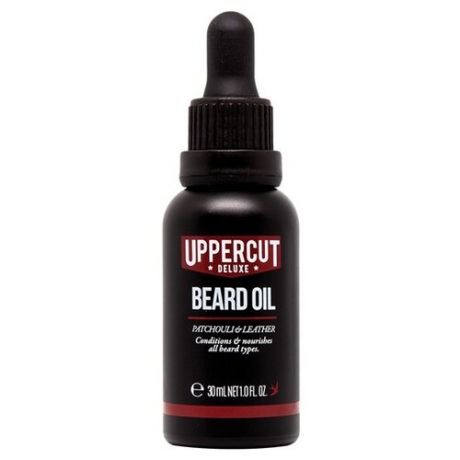 Uppercut Deluxe Масло для бороды Beard Oil Patchouli & Leather, 30 мл