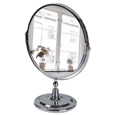 Зеркало косметическое настольное Queen fair 3514971 серебряный