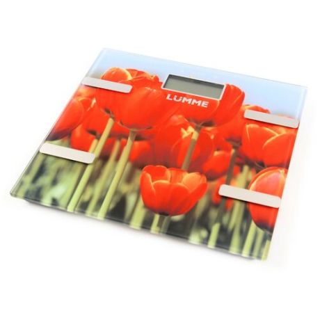 Весы напольные LUMME LU-1333 сенсор тюльпаны