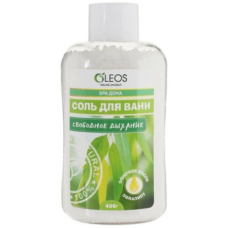 OLEOS Морская соль для ванн Свободное дыхание, 400 г