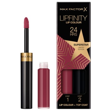 Max Factor жидкая помада для губ Lipfinity Lip Colour Superstar Limited, оттенок 082