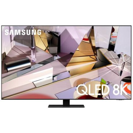 65" Телевизор Samsung QE65Q700TAU QLED, HDR (2020), черный титан