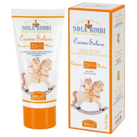 Helan Sole Bimbi солнцезащитный крем Crema Solare SPF 25 75 мл