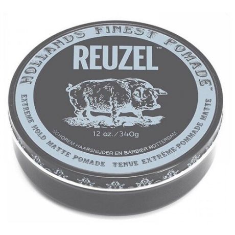 REUZEL Помада Hollands Finest Pomade Extreme hold matte, экстрасильная фиксация, 340 г