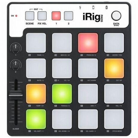 MIDI контроллер IK Multimedia iRig Pads для PC/Mac и устройств на базе iOS