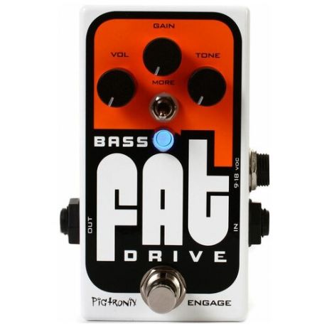 Pigtronix Bass FAT Drive басовый эффект overdrive