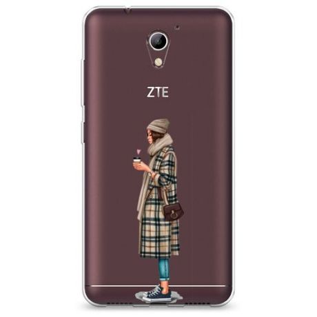 Силиконовый чехол "Утренний кофе" на ZTE ZTE Blade A510 / ЗТЕ Блейд А510