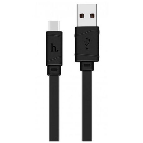 Кабель USB Hoco X5 Bambo USB Lightning 2.4А 1м черный