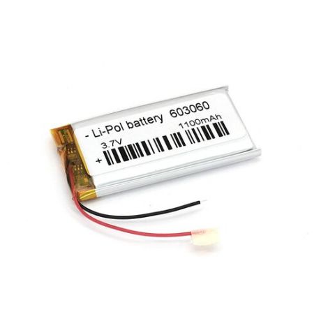 Аккумулятор Li-Pol (батарея) 6*30*60mm 2pin 3.7V/1100mAh