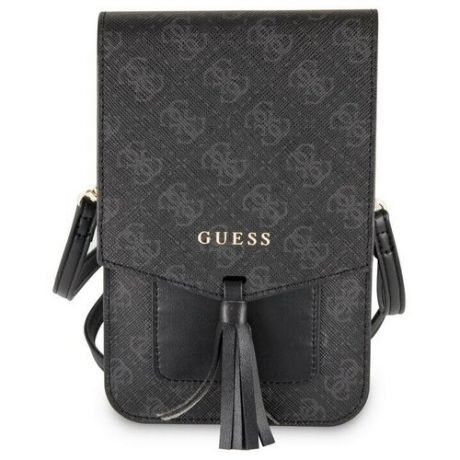 Сумка для смартфонов Guess Wallet Bag 4G, черный (GUWBSQGBK)