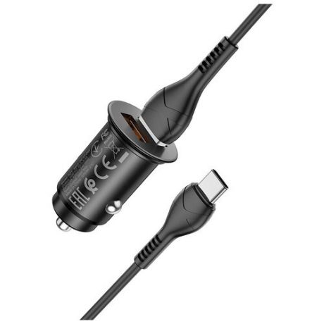 Hoco NZ1 Developer 2xUSB + кабель USB - Type-C Black