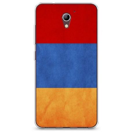 Силиконовый чехол "Флаг Армении" на ZTE ZTE Blade A510 / ЗТЕ Блейд А510