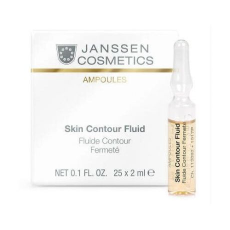Janssen 1917M Skin Contour Fluid - Anti-age лифтинг-сыворотка в ампулах с пептидами, стимулирующими синтез эластина, 3 х 2 мл