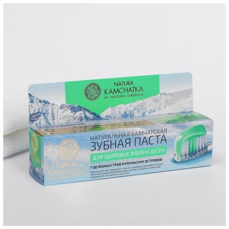 Natura Kamchatka Зубная паста Natura Kamchatka камчатская для здоровья зубов и десен, 100мл