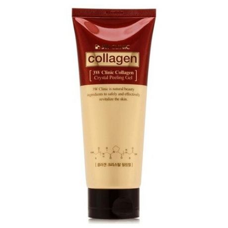 Очищающий гель с коллагеном 3W CLINIC Collagen, 180 мл