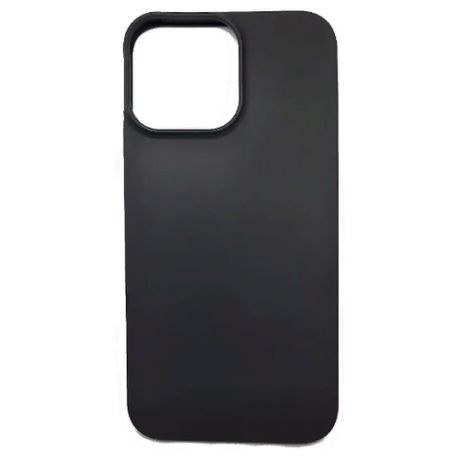 Чехол силиконовый для iPhone 12 Pro Max Черный c покрытием Soft Touch/ Чехол силиконовый на Айфон 12 Про Макс Черный