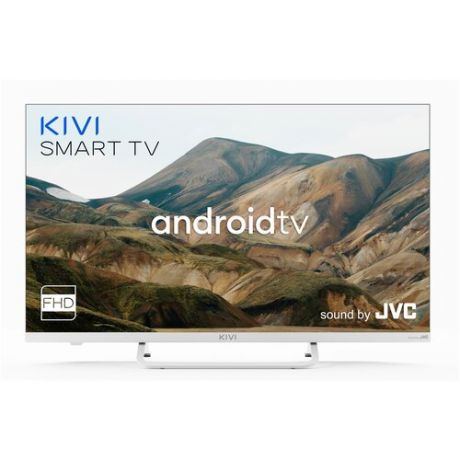 Телевизор KIVI 32F790LW белый, 1920*1080, WiFi, BT, 2*USB, 3*HDMI, 3,5jack, RCA, Android TV