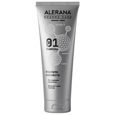 Шампунь для волос ALERANA Pharma Care Формула свежести для мужчин, 260 мл