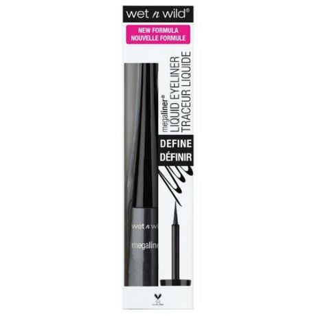 Подводка для глаз WET N WILD Megaliner Liquid Eyeliner, тон E8711 black, черный