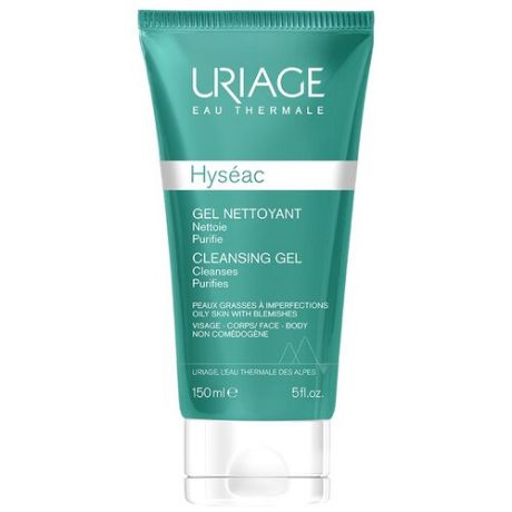 Очищающий гель для лица URIAGE Hyseac для жирной проблемной кожи, 150мл