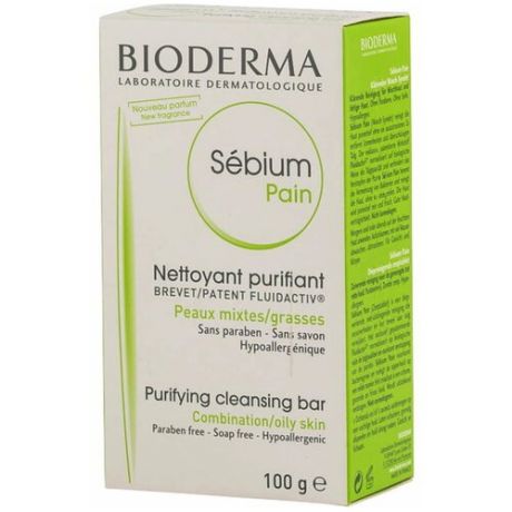 Мыло для лица BIODERMA Sebium Purifying cleansing bar, 100 г