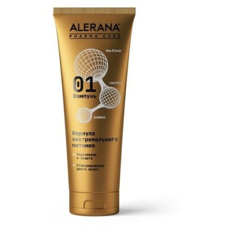 Шампунь для волос ALERANA Pharma Care Формула экстремального питания, 260 мл
