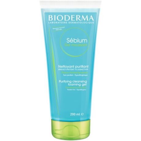 Очищающий гель-мусс BIODERMA Sebium для жирной проблемной кожи, 200 мл