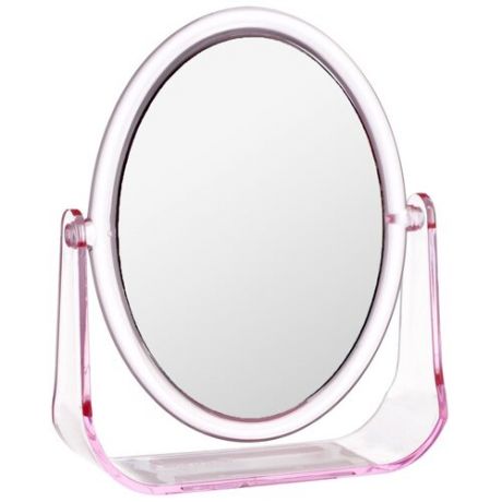 Зеркало косметическое AXENTIA TOP STAR поворотное с увеличением 2:1, настольное, 12,3 x 14,5 x 3,7 см.
