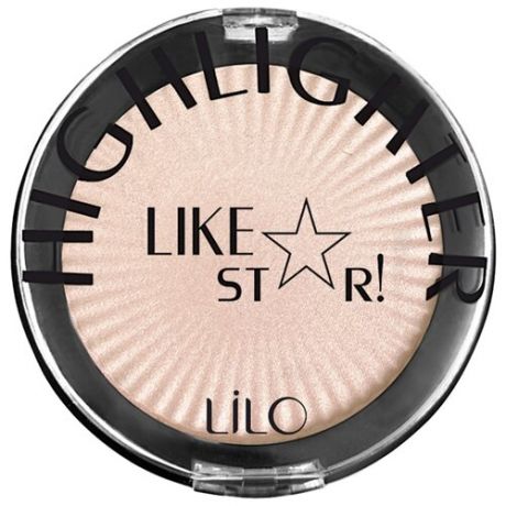 Хайлайтер для лица LILO Like A stAr! компактный, тон 21 Shining touch