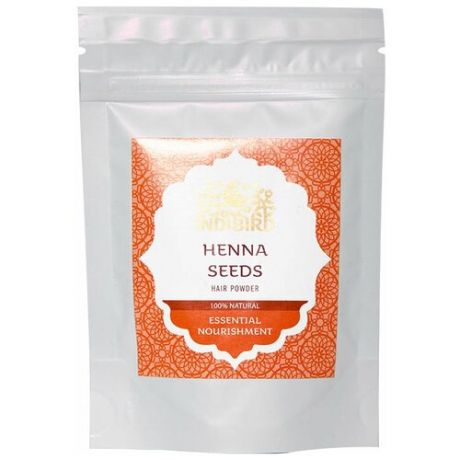 Порошок INDIBIRD Аюрведический Семена хны молотые маска для волос (Henna seeds powder) 50 г