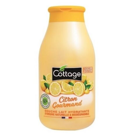 Гель-молочко для душа увлажняющий COTTAGE Лимон, 250 мл