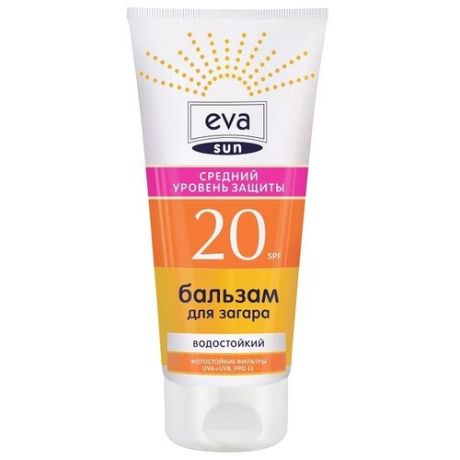 Бальзам для загара EVA SUN средний уровень защиты SPF 20, 200 мл