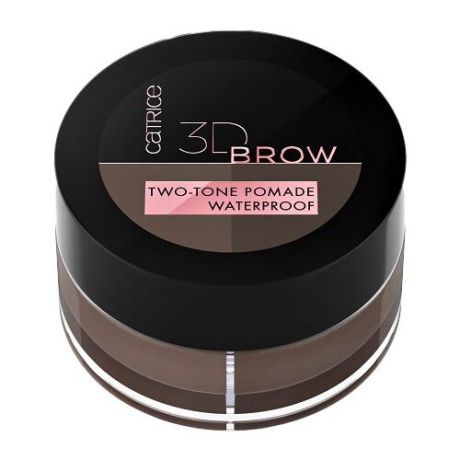 Помада для бровей CATRICE 3d brow two-tone водостойкая, тон 020 Medium To Dark